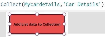 Add list data to collection-